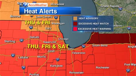 Extreme heat hits Chicagoland area, warnings in effect